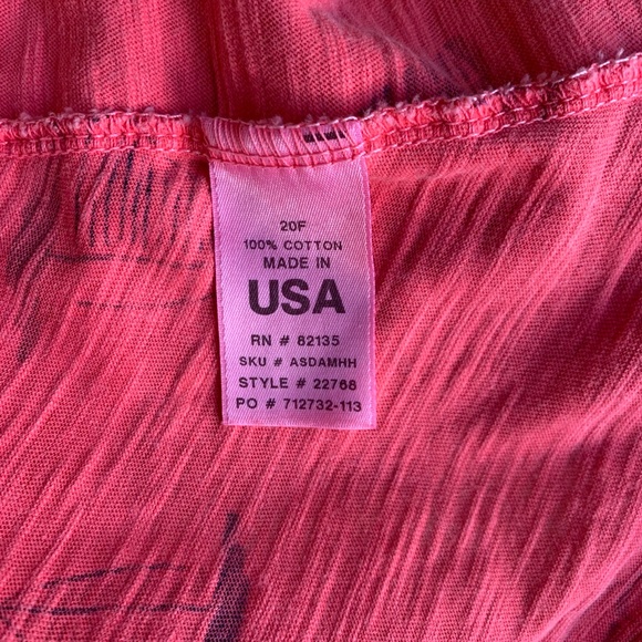 fresh produce Harbour Hues V neck cap flutter sleeve dress in vibrant poppy - Picture 6 of 6